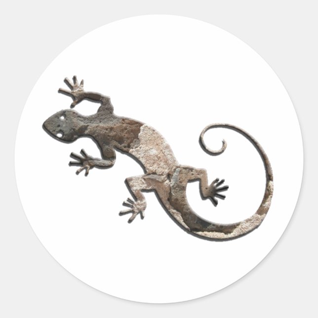 Adesivo Redondo Gecko Stone Wall Stickers (Frente)