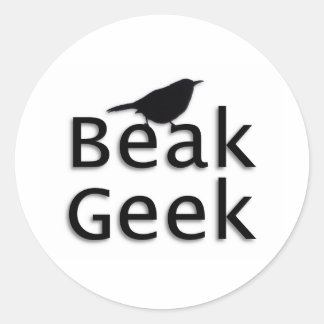 Adesivo Redondo Geek de bico— Wren
