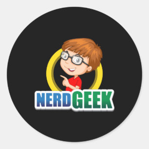 Adesivo Redondo Geek Nerd Ciência Matemática Computação Engra