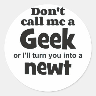 Adesivo Redondo Geek newt bf
