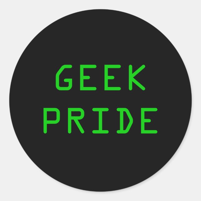 ADESIVO REDONDO GEEK PRIDE (Frente)