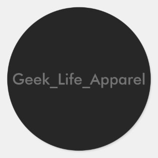 Adesivo Redondo Geek_Vida_Roupa