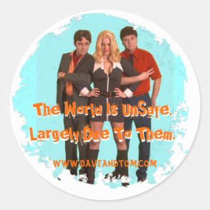 Adesivo Redondo Geeks da segurança: Foto do molde de SVI