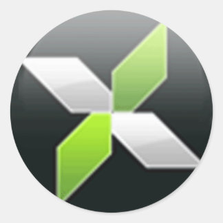 ADESIVO REDONDO GEFORCE3D.NET