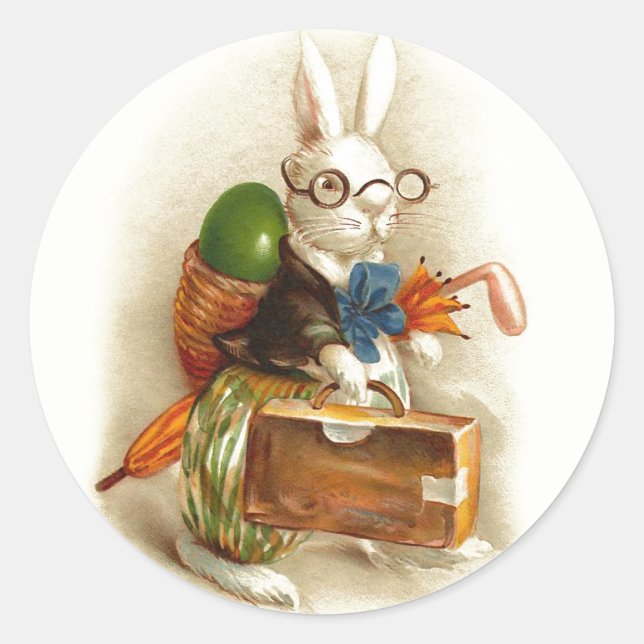 Adesivo Redondo Gelukkig Paaschfeest Páscoa neerlandesa (Frente)