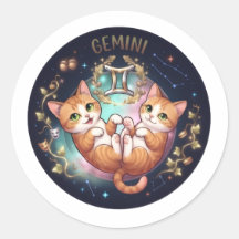 Gêmeos Gatos Laranja Duplos Fofos Zodíaco Astrolog
