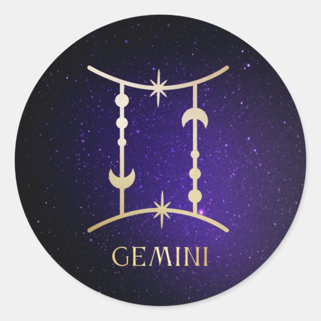 Adesivo Redondo Gemini (Frente)