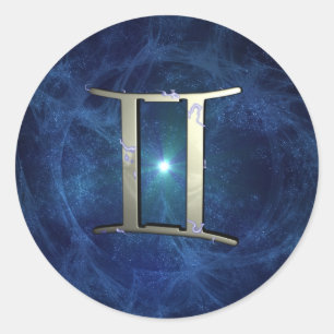 Adesivo Redondo Gemini