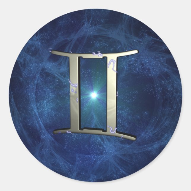 Adesivo Redondo Gemini (Frente)