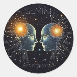 Adesivo Redondo Gemini