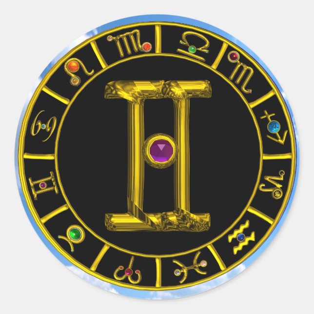 ADESIVO REDONDO GEMINI (Frente)