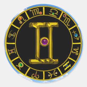 ADESIVO REDONDO GEMINI