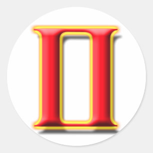 Adesivo Redondo Gemini nº 1 Sticker