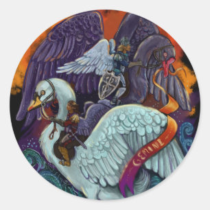 Adesivo Redondo Gemini~zodiac