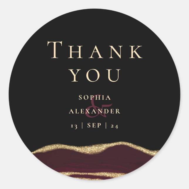 Adesivo Redondo Gemstone (Frente)