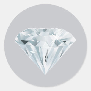 Adesivo Redondo Gemstone Diamond