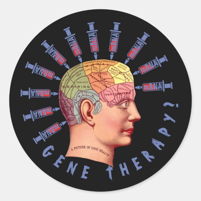 Adesivo Redondo Gene Therapy Sticker (Frente)