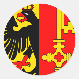 Adesivo Redondo Genebra, Suiça