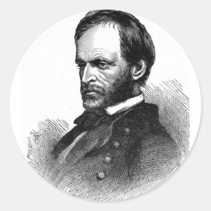 Adesivo Redondo General da Guerra Civil