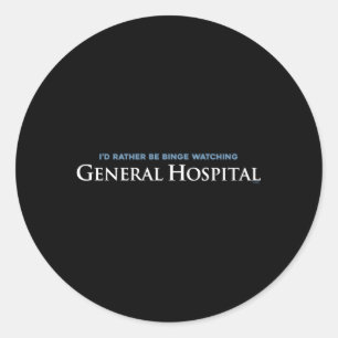 Adesivo Redondo General Hospital Binge Watching