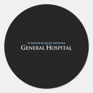 Adesivo Redondo General Hospital Binge Watching