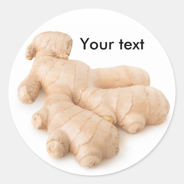 Adesivo Redondo Gengibre (Frente)