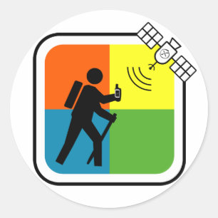 Adesivo Redondo GeoCacher