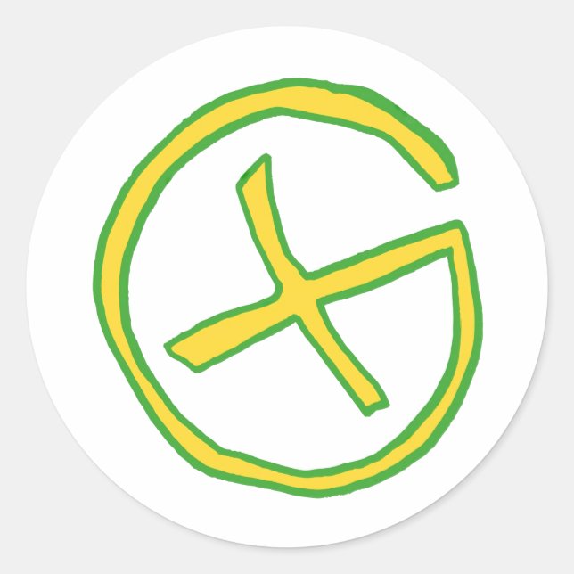 Adesivo Redondo Geocaching (Frente)