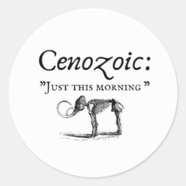 Adesivo Redondo Geólogo