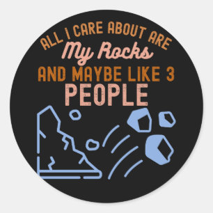 Adesivo Redondo Geólogo Geology Science