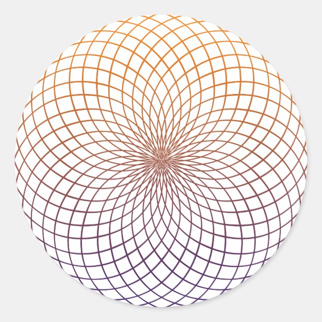 Adesivo Redondo Geometria Sagrada (Frente)