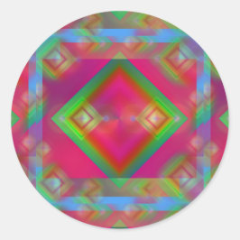 Adesivo Redondo Geométrico