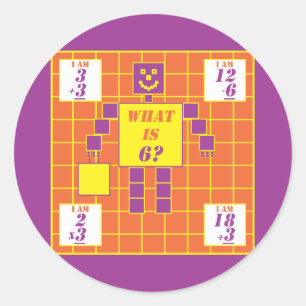 Adesivo Redondo Geometrics-Sticker-Square-Age 6