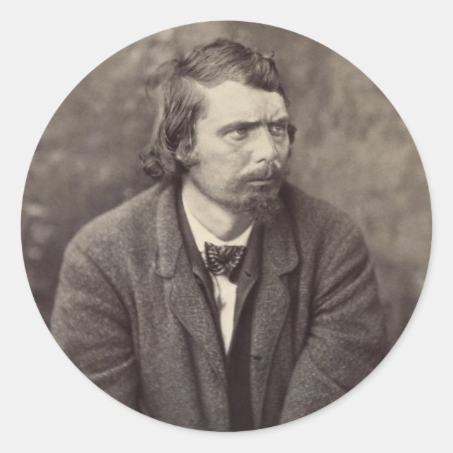Adesivo Redondo George Atzerodt Lincoln Assassinator (Frente)