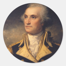 Adesivo Redondo George Washington