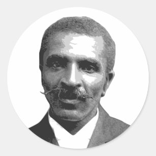 Adesivo Redondo George Washington Carver
