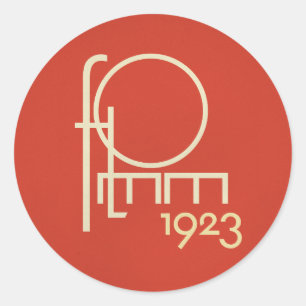 Adesivo Redondo Geótipo FLomm 1923