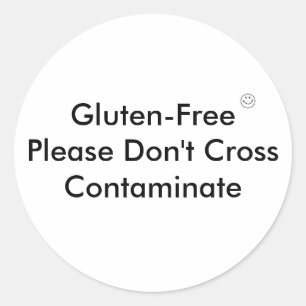 Adesivo Redondo GF de contaminação cruzada