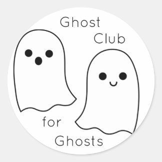 Adesivo Redondo Ghost Club Stickers