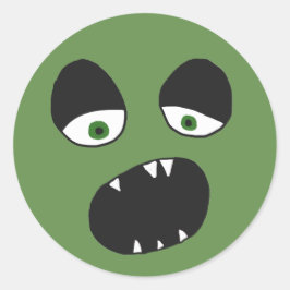 Adesivo Redondo Ghost Face