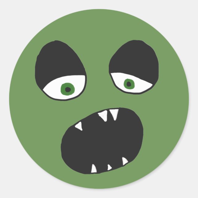 Adesivo Redondo Ghost Face (Frente)