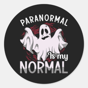 Adesivo Redondo Ghost Hunter Paranormal É Minha Caça Normal Ao Fan