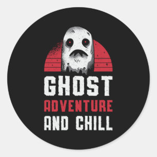 Adesivo Redondo Ghost Hunting Ghost Adventure E Chill Hunter