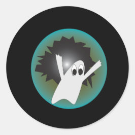 Adesivo Redondo Ghost Out of Portal Sticker