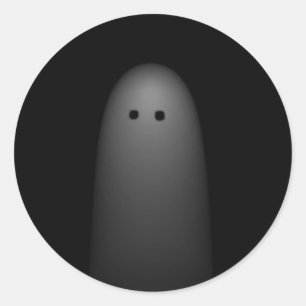 Adesivo Redondo Ghost Stickers