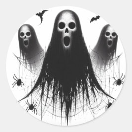 Adesivo Redondo Ghost Stickers