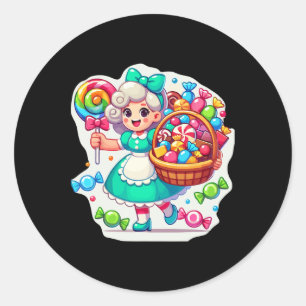 Adesivo Redondo Giant Candy Land Game Crew Candy Land Costumes Adu