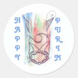 Adesivo Redondo Giant Megillah Scroll Purim