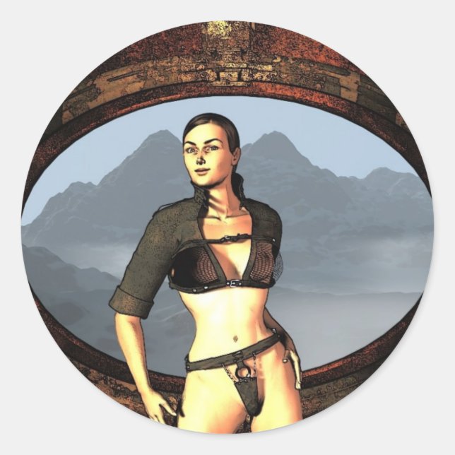 Adesivo Redondo gibi (Frente)