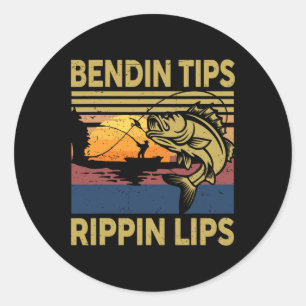 Adesivo Redondo Gift Men Bendin Tips Rippin Lábios Camisa B D